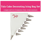 Tala Icing Bag Set Of 8 Nozzles (British brand)