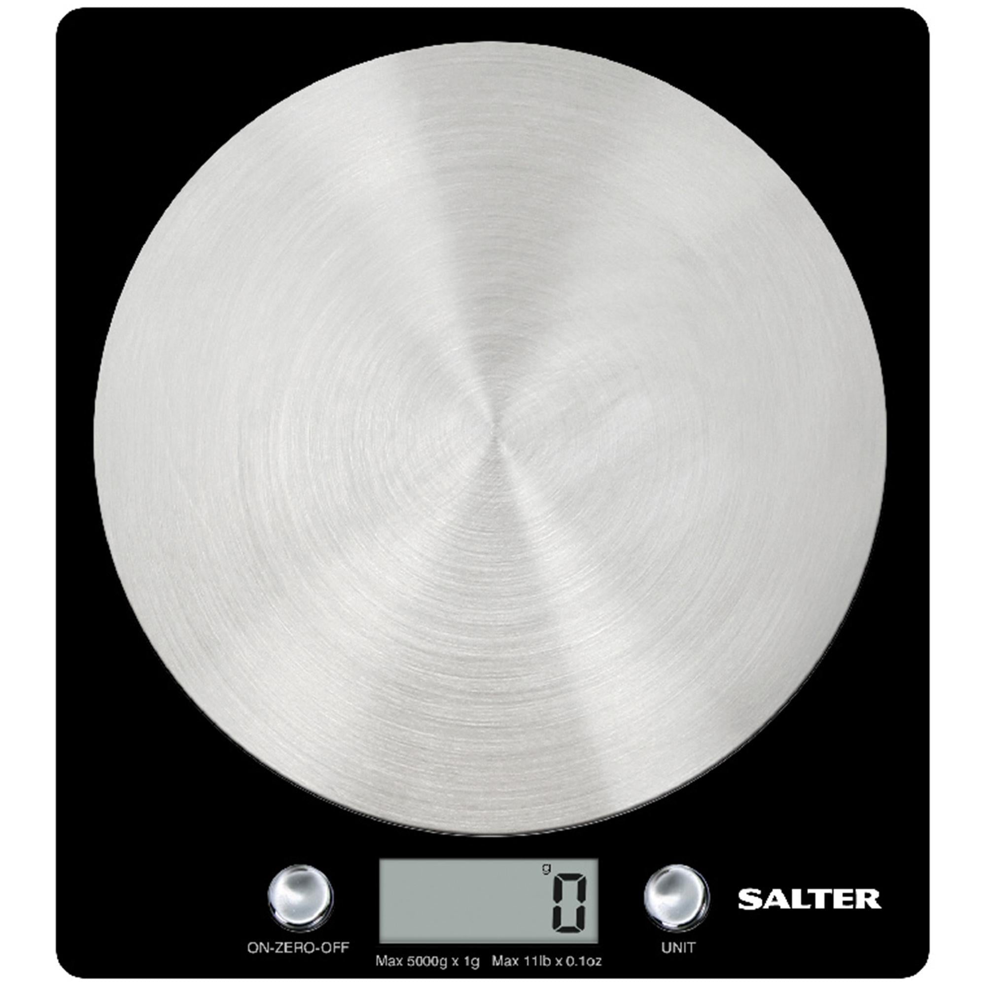Salter Electronic Scale Black Steel Platform (British brand)