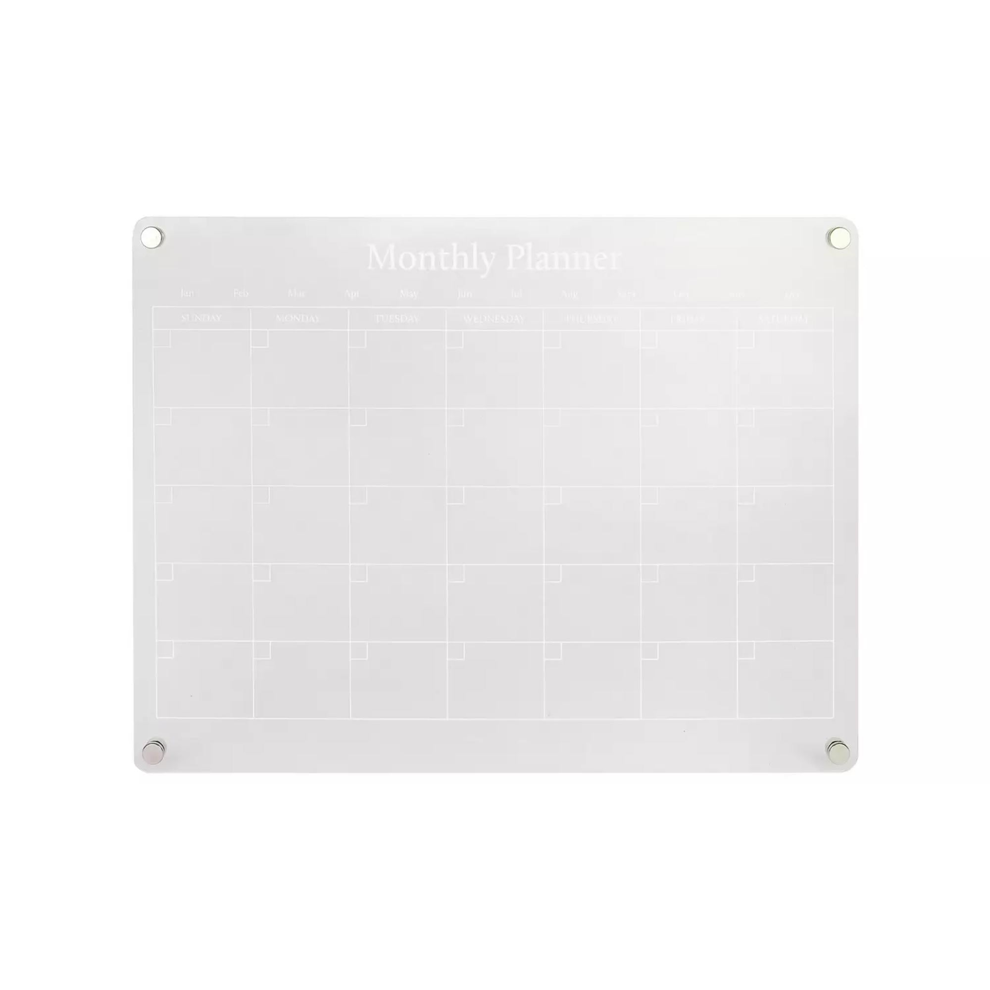 Sainsbury's Home acrylic monthly magnetic planner H30 W40cm - British product