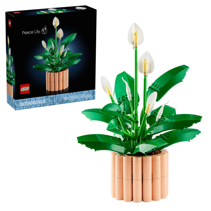 LEGO Botanicals Peace Lily building set 474 pieces, imported from the UK