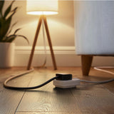 Masterplug Basic Single Socket Extension Lead 5m Cable, imported from the UK