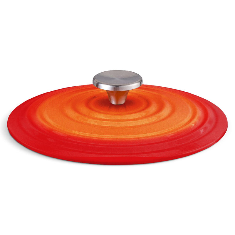 Habitat Cast Iron Casserole Dish Orange 3.3 Litre, UK version