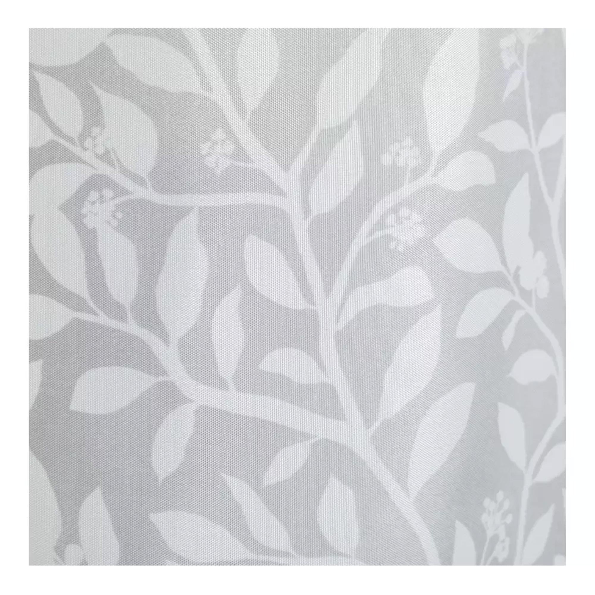 Sainsbury's Home grey floral shower curtain 180x180cm, UK version