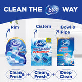 Bloo toilet rim block Arctic Ocean 42g (British brand)
