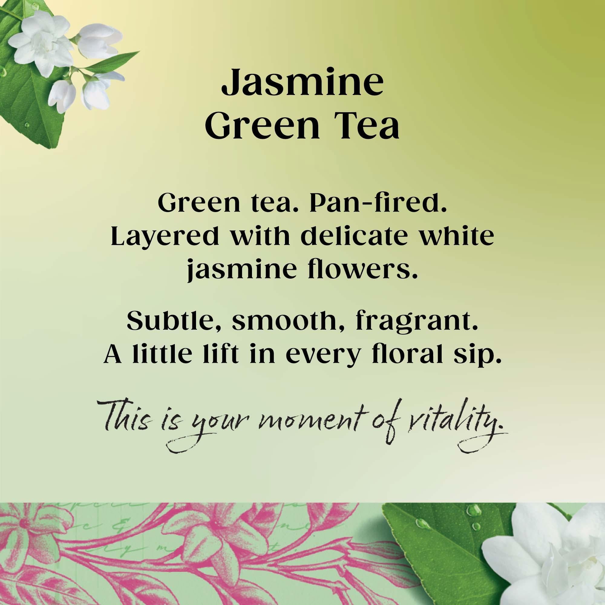 Twinings jasmine green tea bags 20 count, imported from the UK