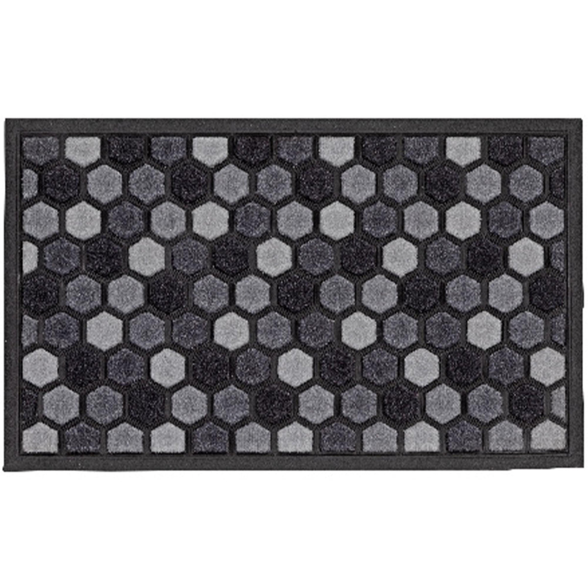 Sainsbury's Home grey short pile doormat 75x45cm (British brand)
