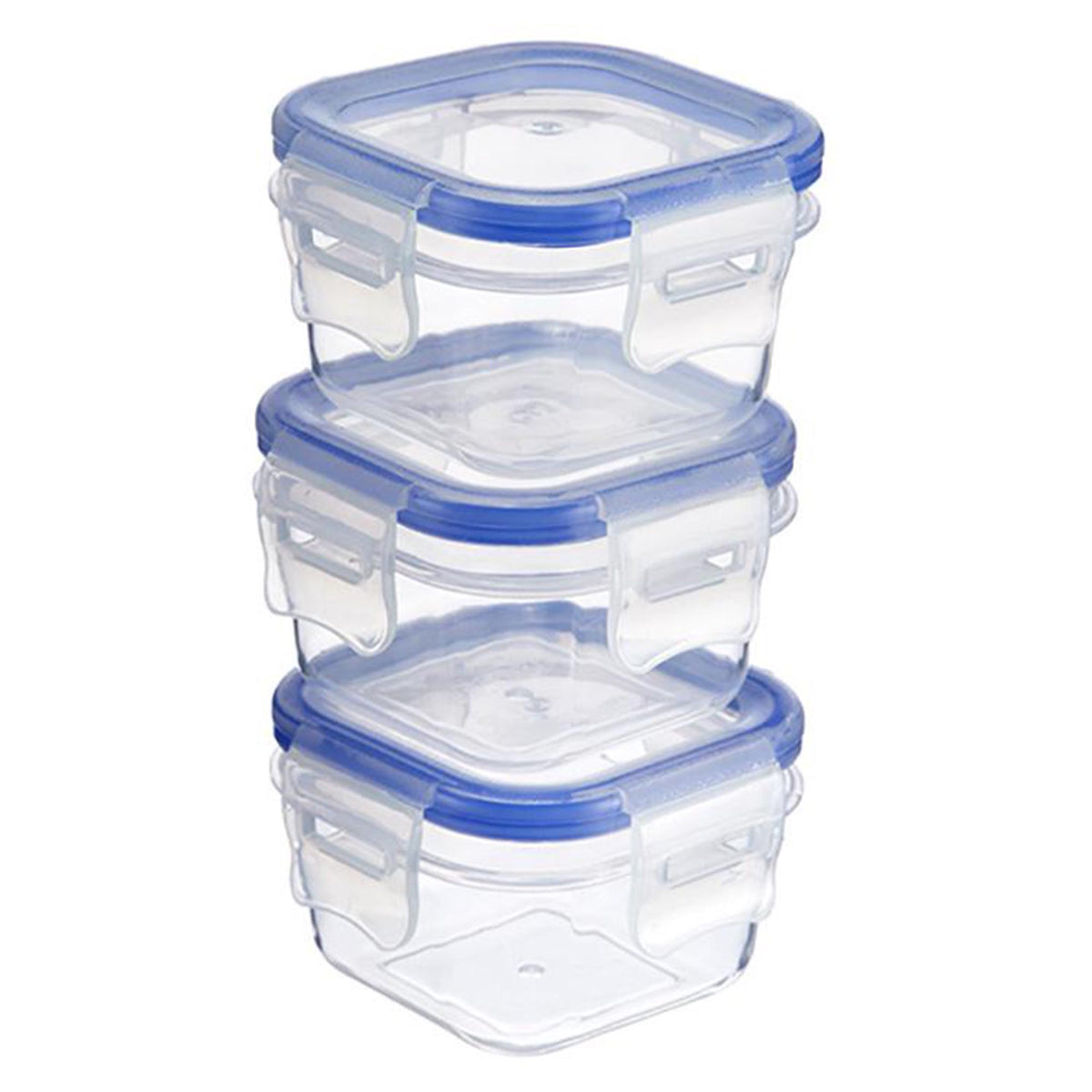 Sainsbury's Klip Lock Storage Containers 140ml Pack of 3 (British brand)