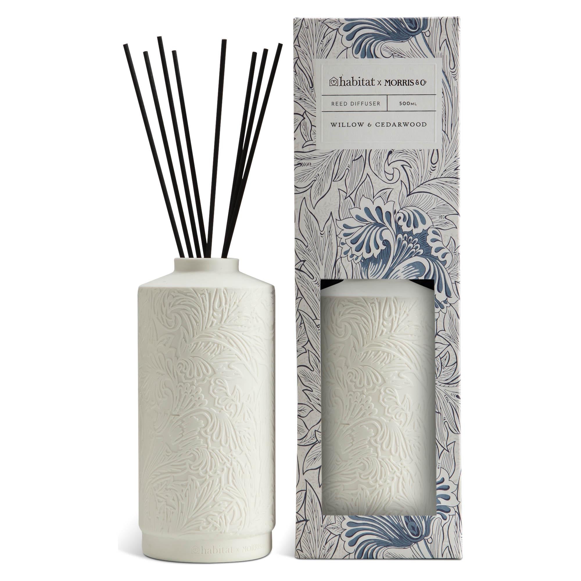 Morris & Co Willow Cedarwood Reed Diffuser 500ml, UK version