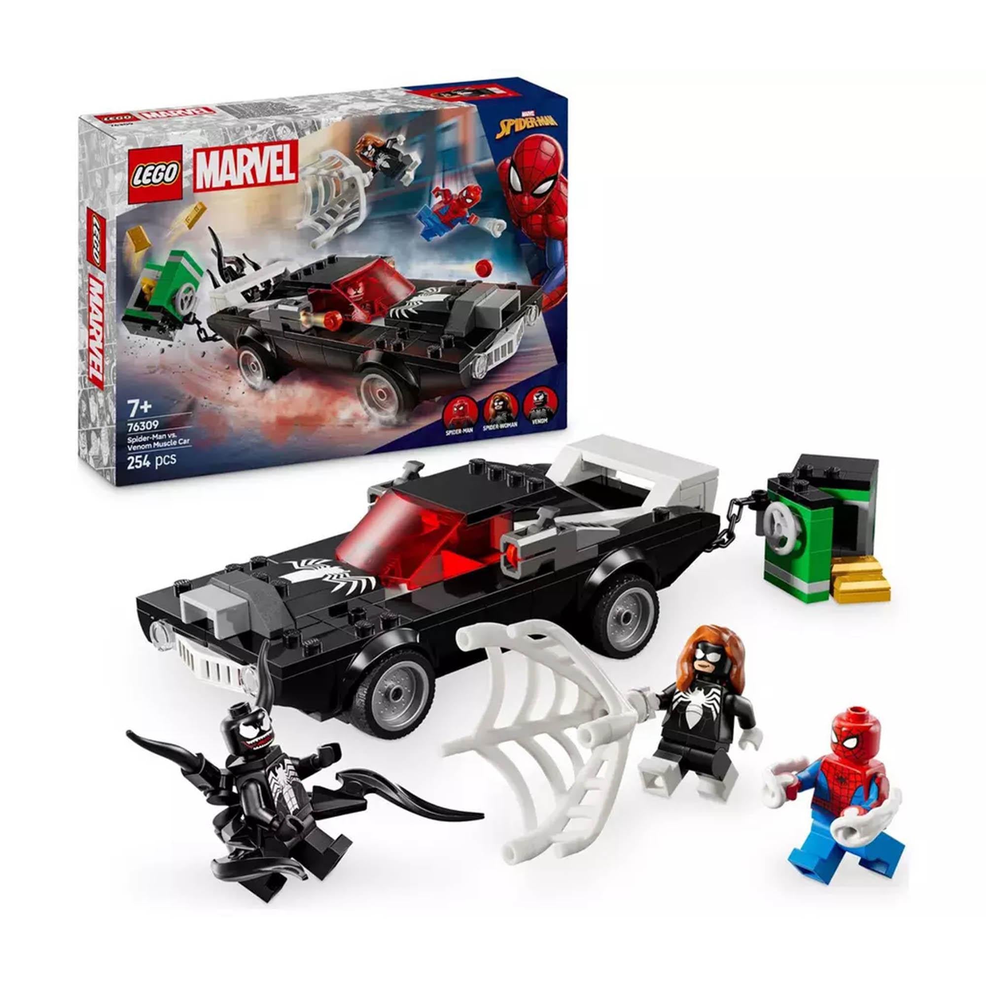 LEGO Marvel Spider-Man vs. Venom Muscle Car imported from the UK