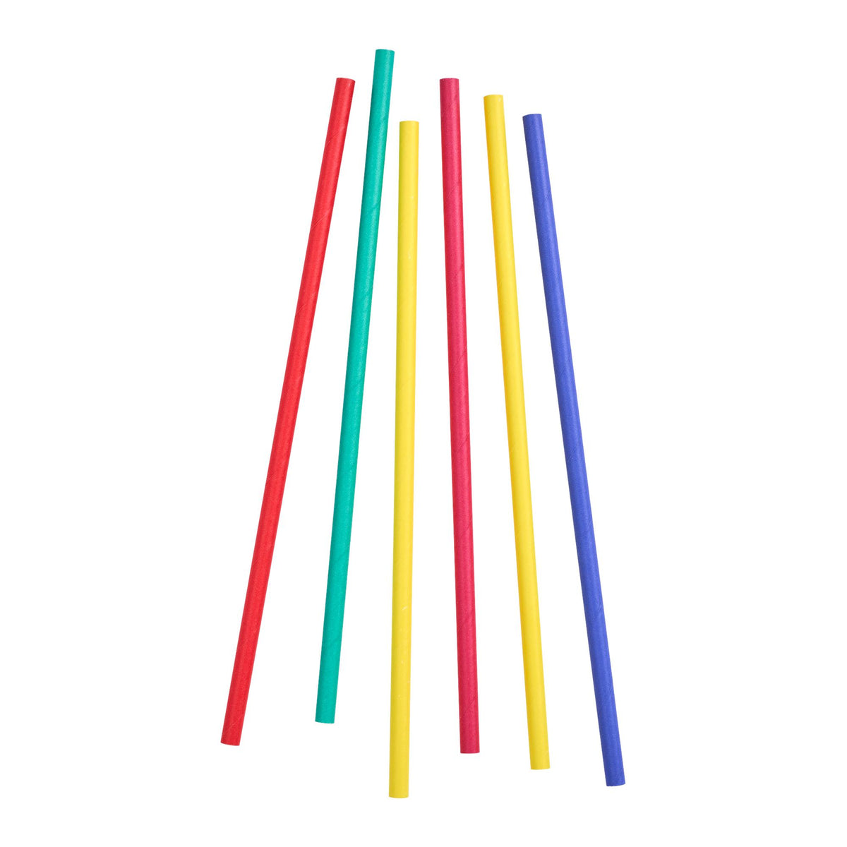 Sainsbury's mixed rainbow paper straws 50 pack (British brand)