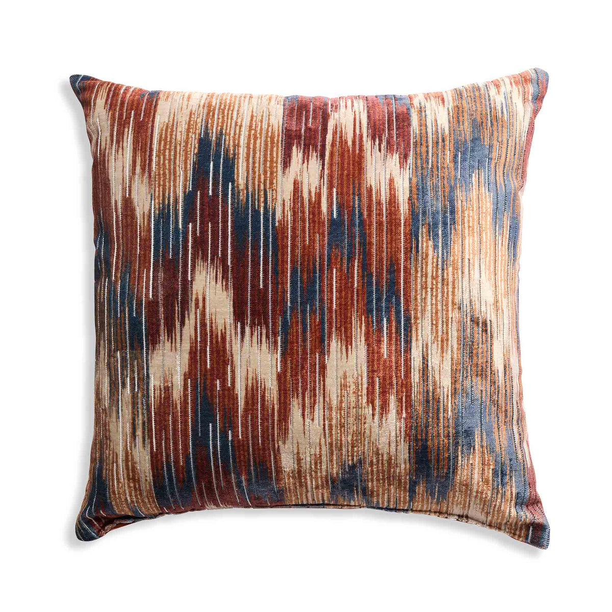 Habitat Ikat velvet jacquard cushion 43x43, UK version