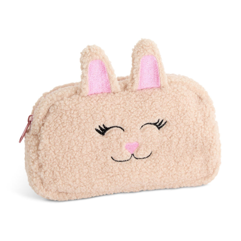 Habitat Bunny pencil case pink lamb wool, UK version