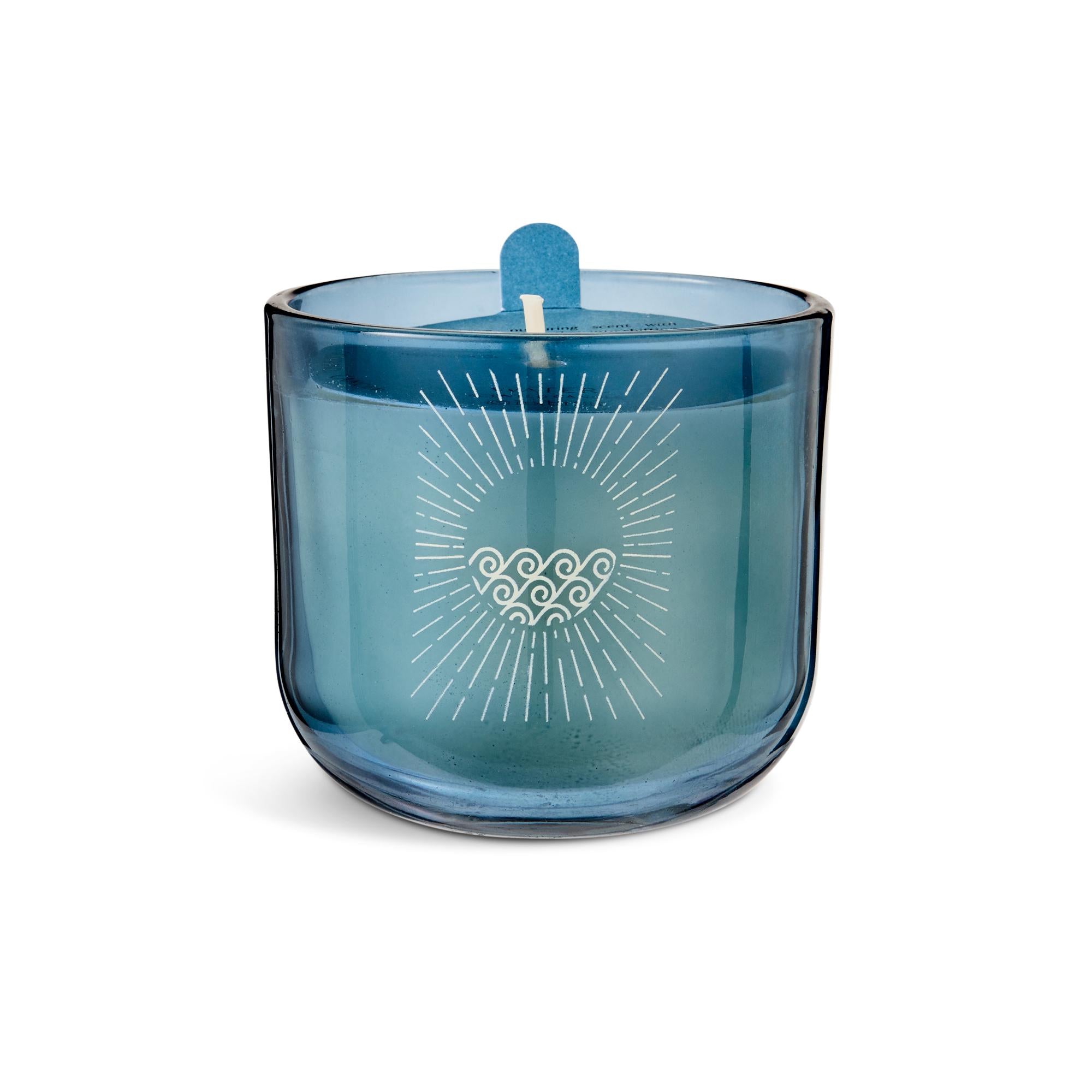 Habitat scented glass candle Water 110g, UK version