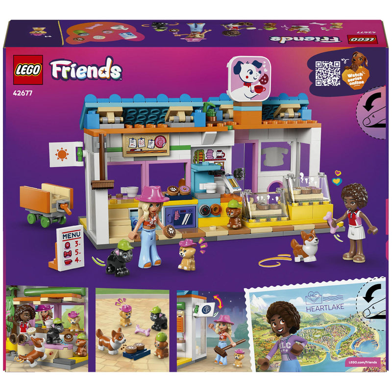 LEGO Friends Dog Treats Bakery Shop toy 278-piece set, imported from the UK