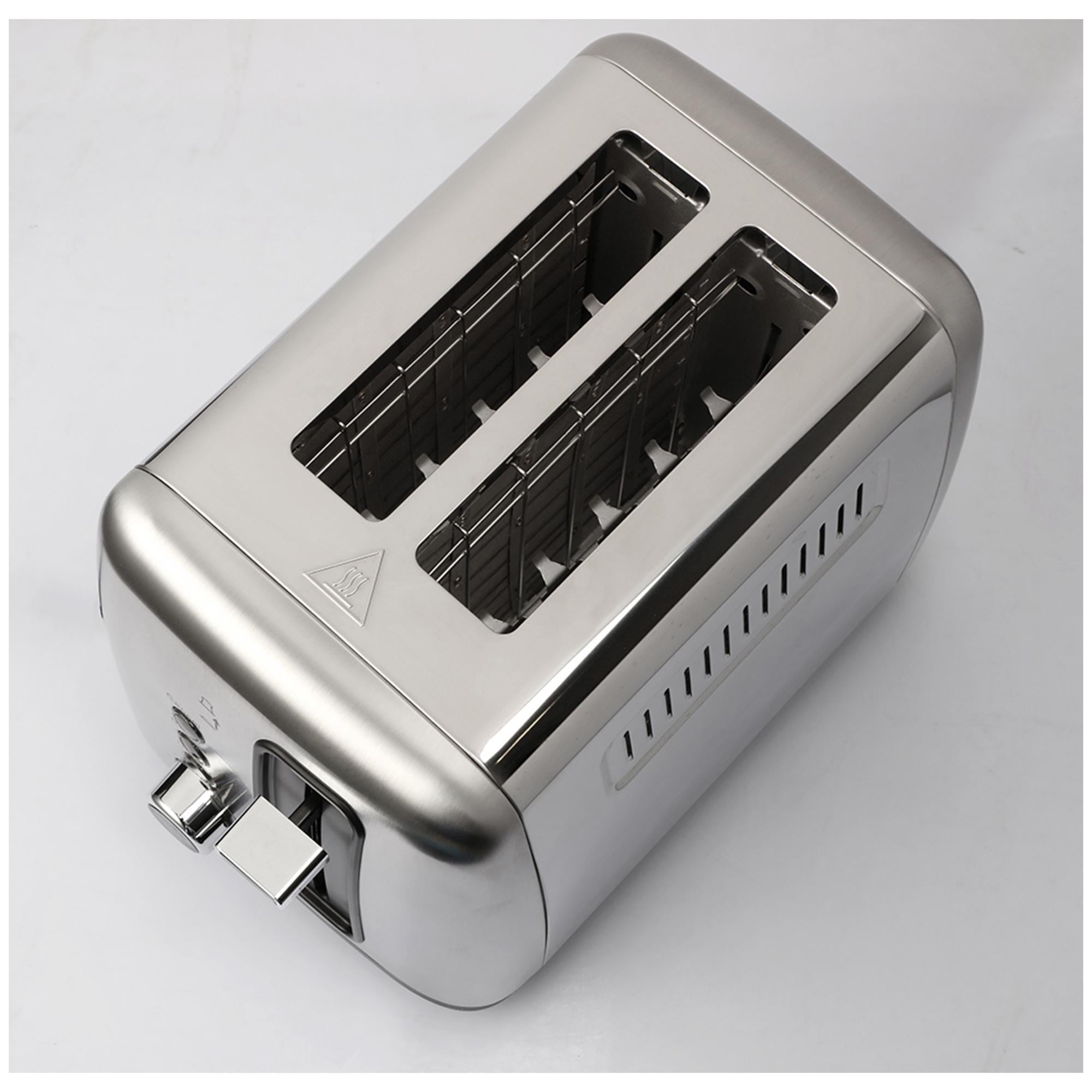 Cookworks 2 slice stainless steel toaster, imported from the UK