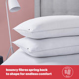 Silentnight Bounceback pillow pair 74x48cm (British brand)