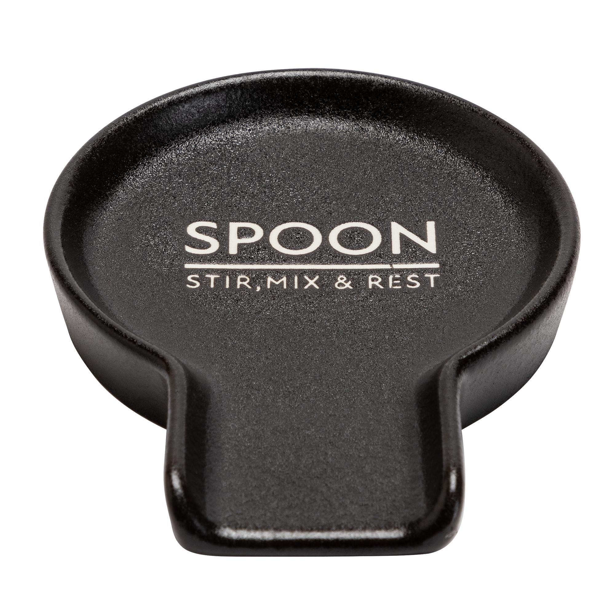 Habitat industrial spoon rest in black colour, UK version