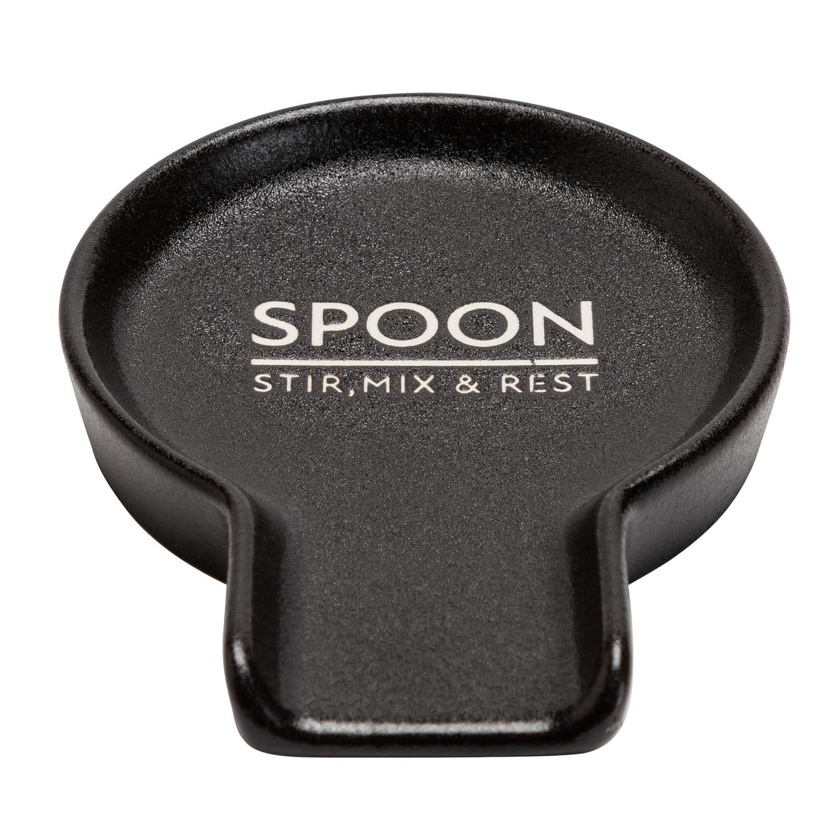 Habitat industrial spoon rest in black colour, UK version