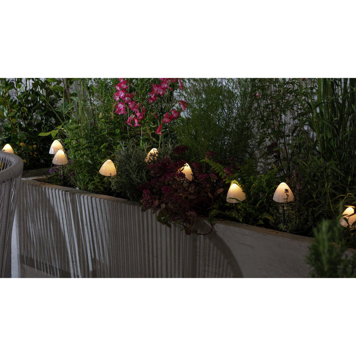 Sainsbury's Home mini mushroom solar stake lights, UK version