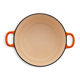 Habitat Cast Iron Casserole Dish Orange 3.3 Litre, UK version