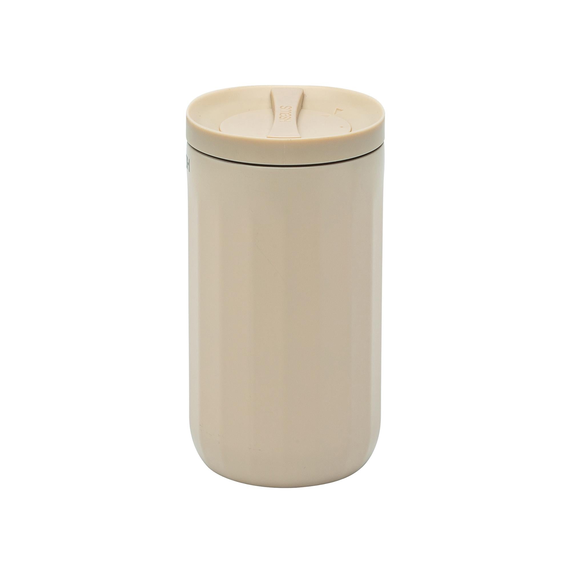 Smash Linear Beige travel coffee cup (British brand)