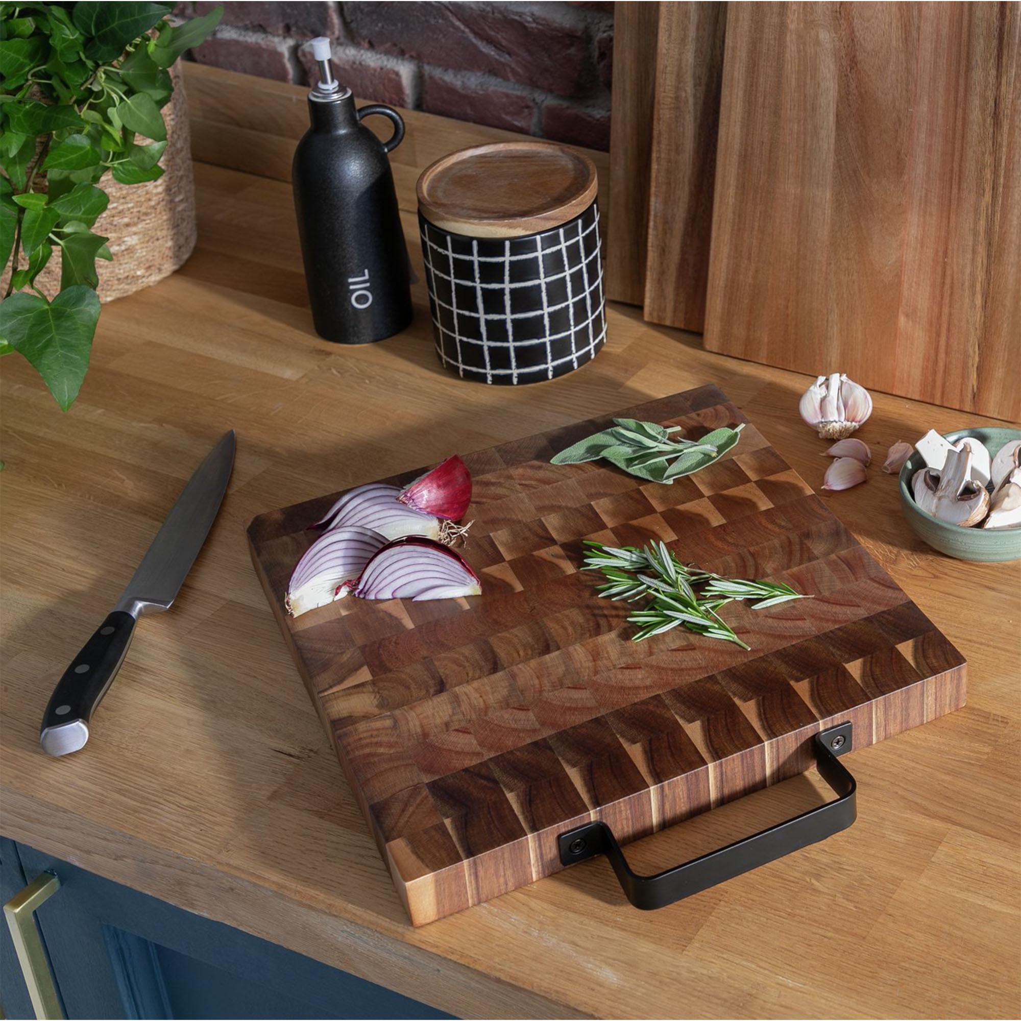 Habitat industrial acacia wood butcher block 30mm depth, UK version