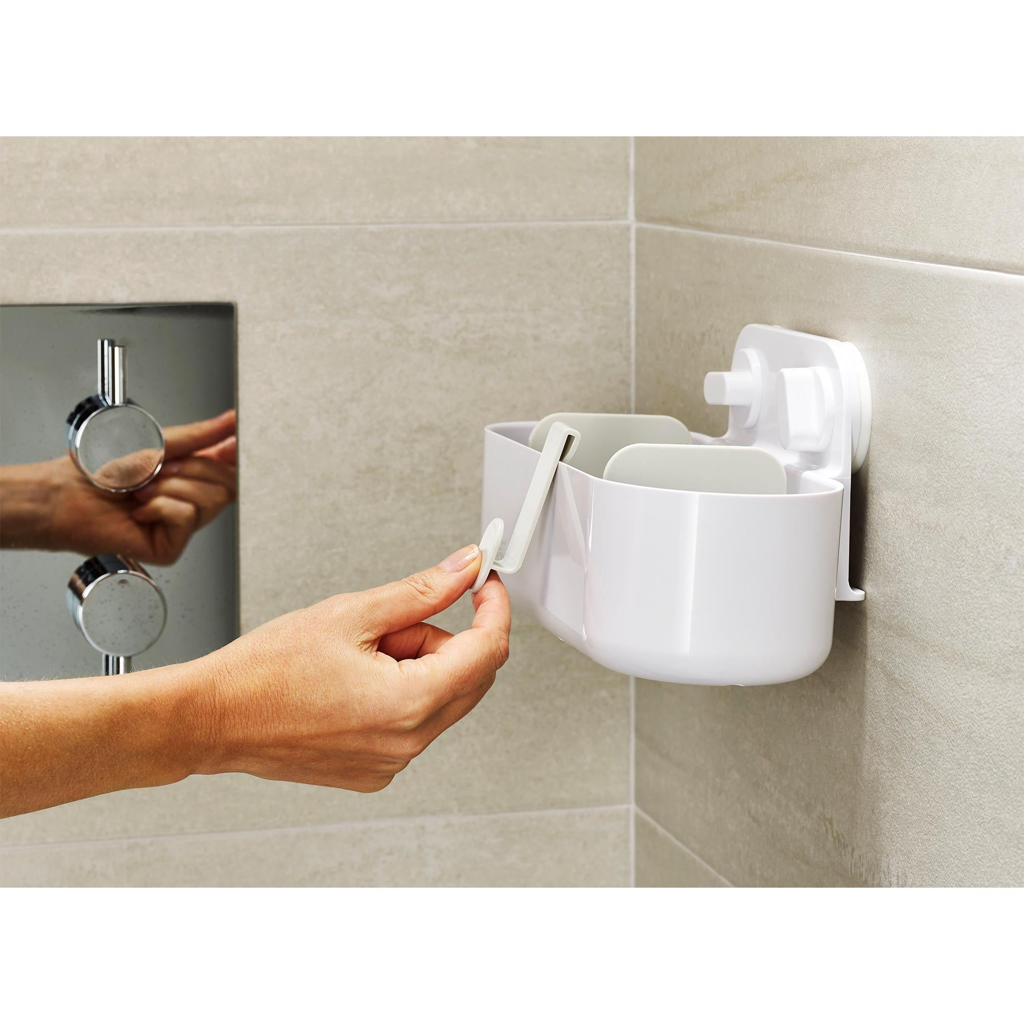 Joseph Joseph Duo Large Shower Caddy white plastic - British product