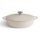 Habitat cream cast iron casserole dish 4L, imported from the UK