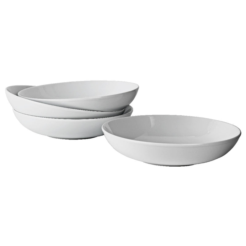 Sainsbury's white porcelain pasta bowl - British product