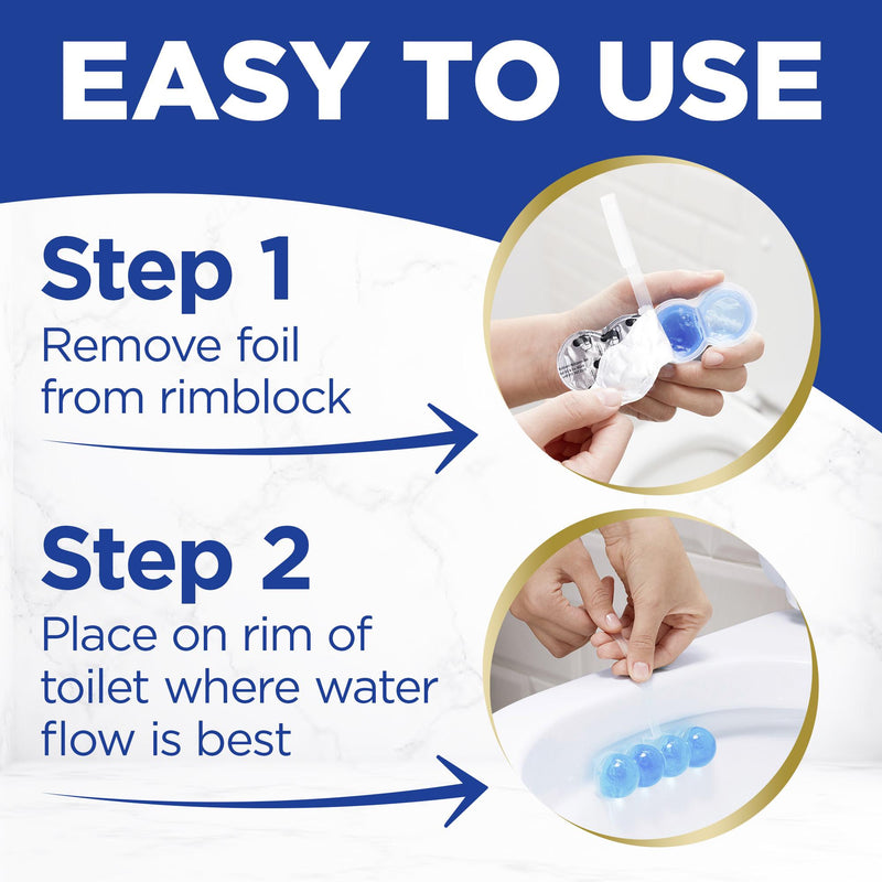 Bloo toilet rim block Arctic Ocean 42g (British brand)