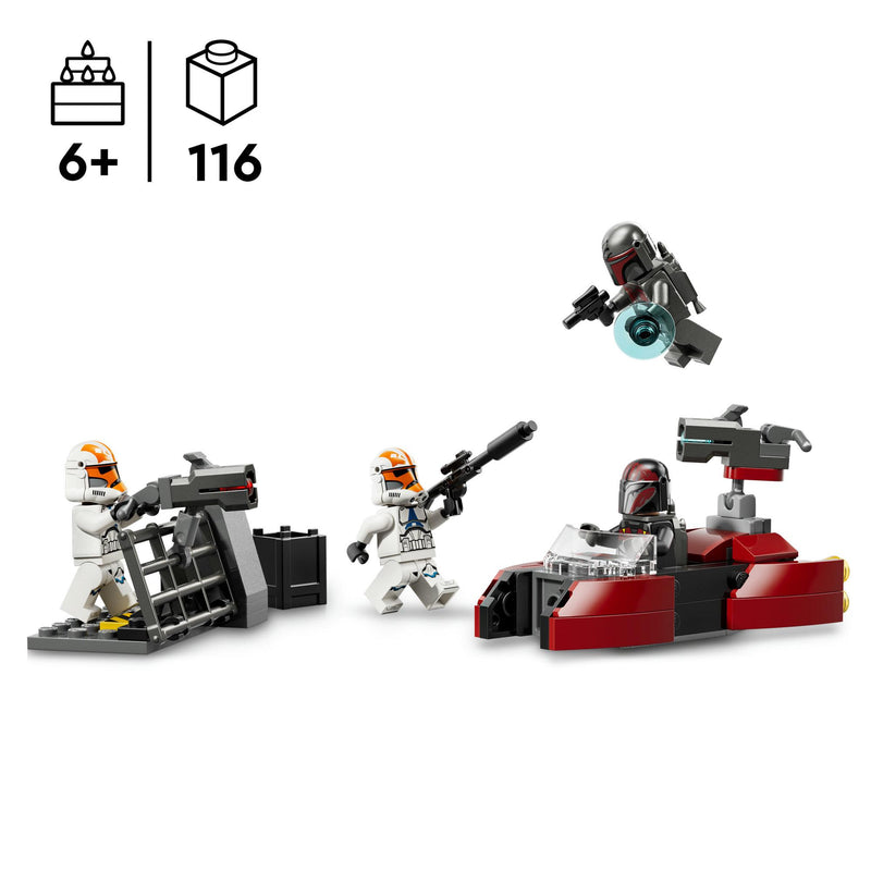 LEGO Star Wars Siege of Mandalore Battle Pack building set (British brand)
