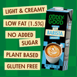 Oddlygood oat barista 1L, imported from the UK