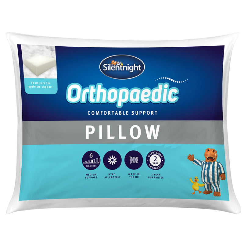 Silentnight Orthopaedic Support Pillow L74 W48cm - British product
