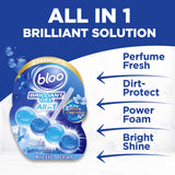 Bloo toilet rim block Arctic Ocean 42g (British brand)