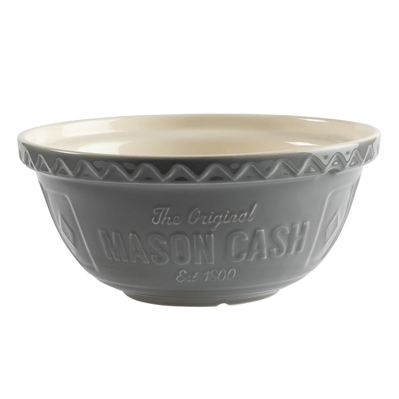 Mason Cash Ceramic Mixing Bowl Grey 29cm, imported from the UK
