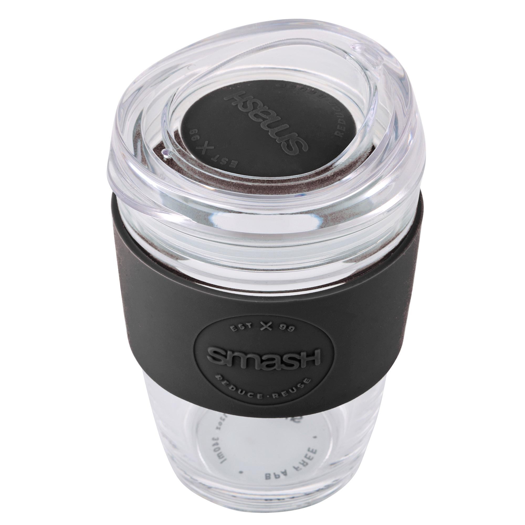 Smash Glass Barista Buddy Black Coffee Cup (British brand)
