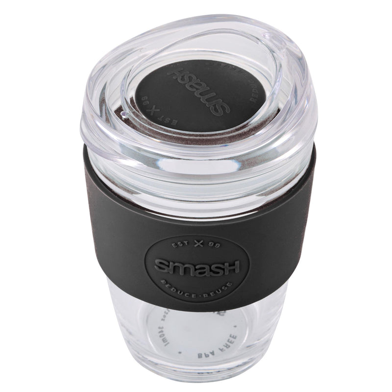 Smash Glass Barista Buddy Black Coffee Cup (British brand)