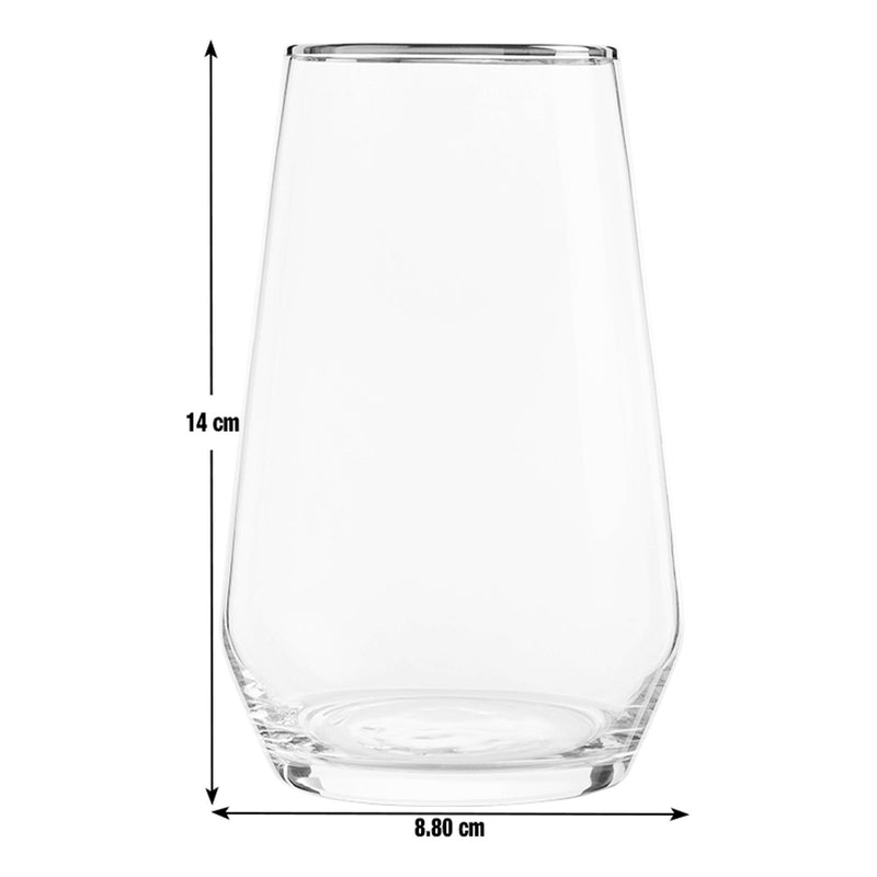 Habitat Gold Rim Hi Ball Glass 710ml capacity, UK version