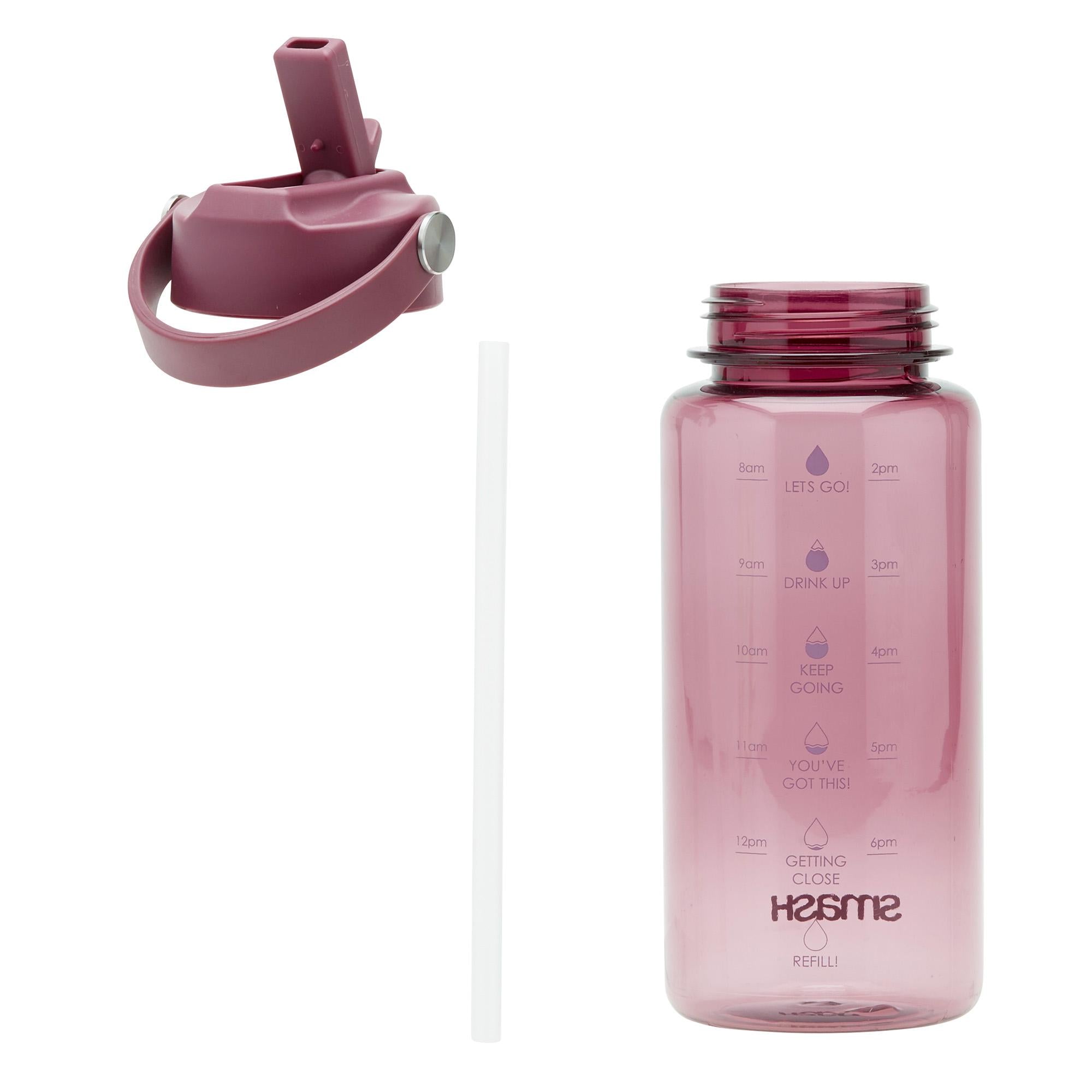 Smash burgundy tracker water bottle 800ml (British brand)