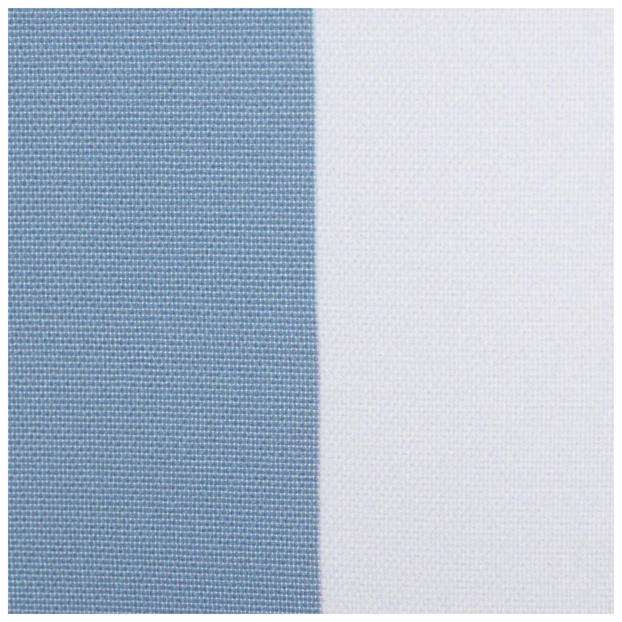 Sainsbury's Home blue stripe shower curtain 180x180cm (British brand)