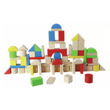 Chad Valley PlaySmart wooden block set 80 pieces - British product