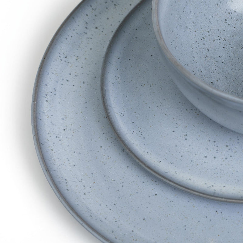 Habitat Evora blue stoneware dinner set 12 piece - British product