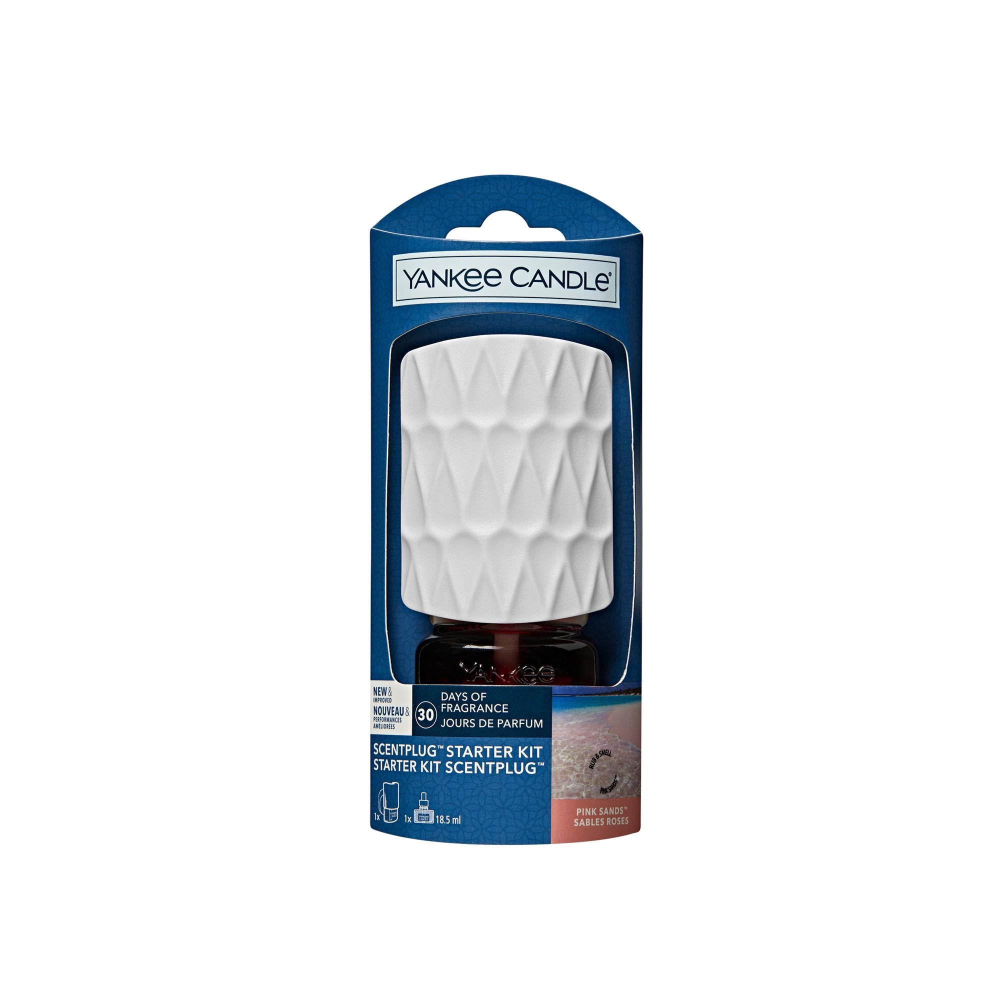 Yankee Candle Pink Sands Plug In Starter Kit 8x8x8cm (British brand)