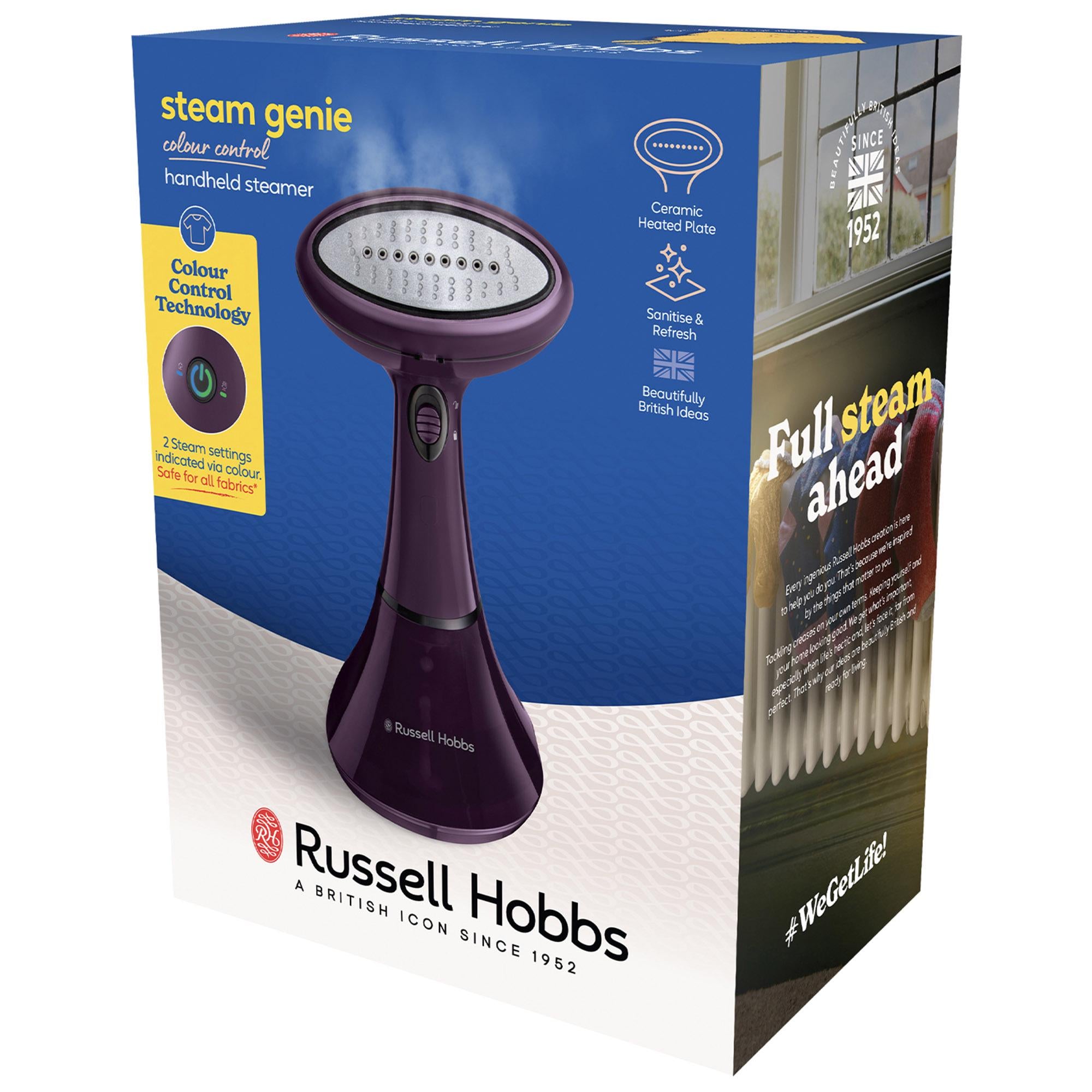 Russell Hobbs garment steamer colour control 200ml, imported from the UK
