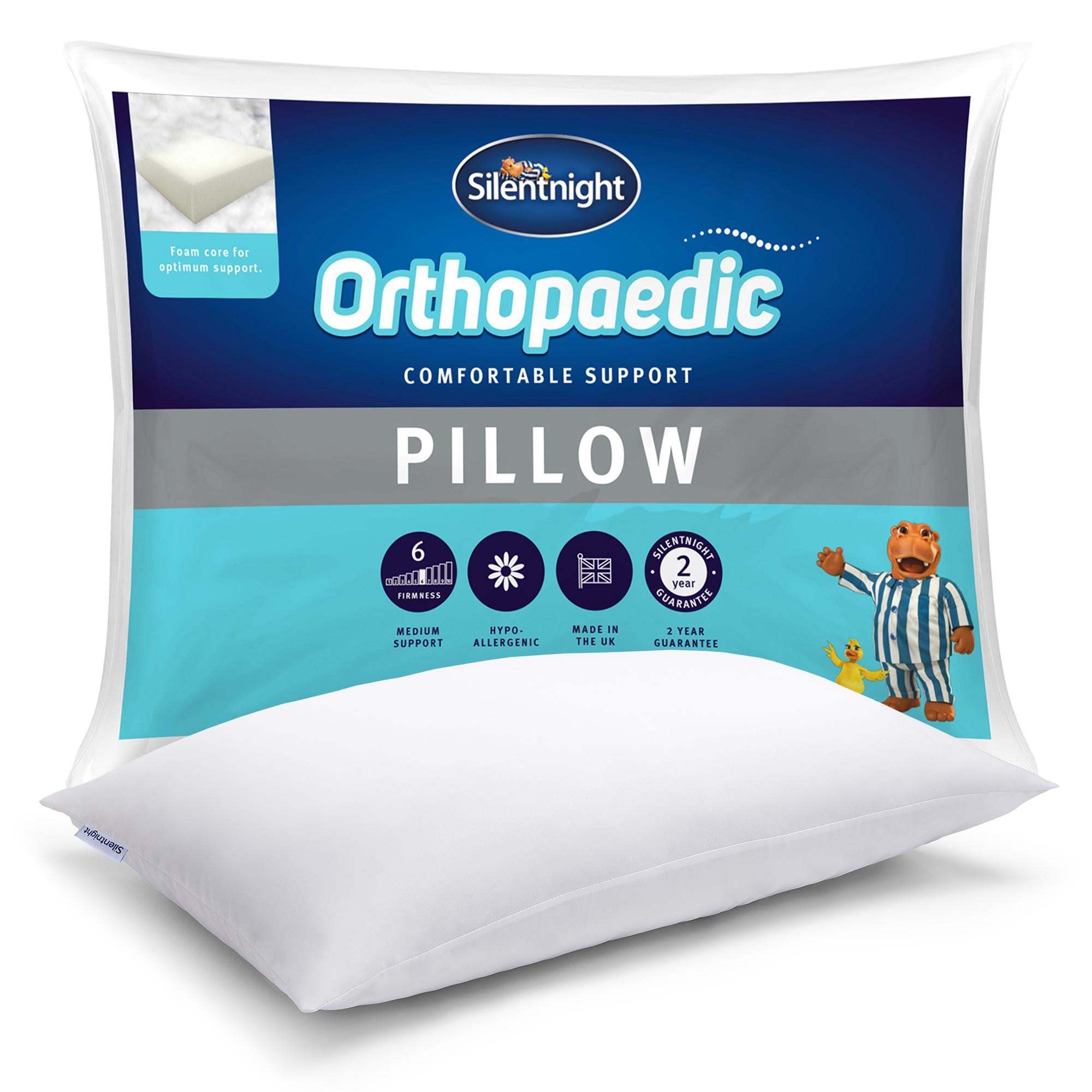 Silentnight Orthopaedic Support Pillow L74 W48cm - British product