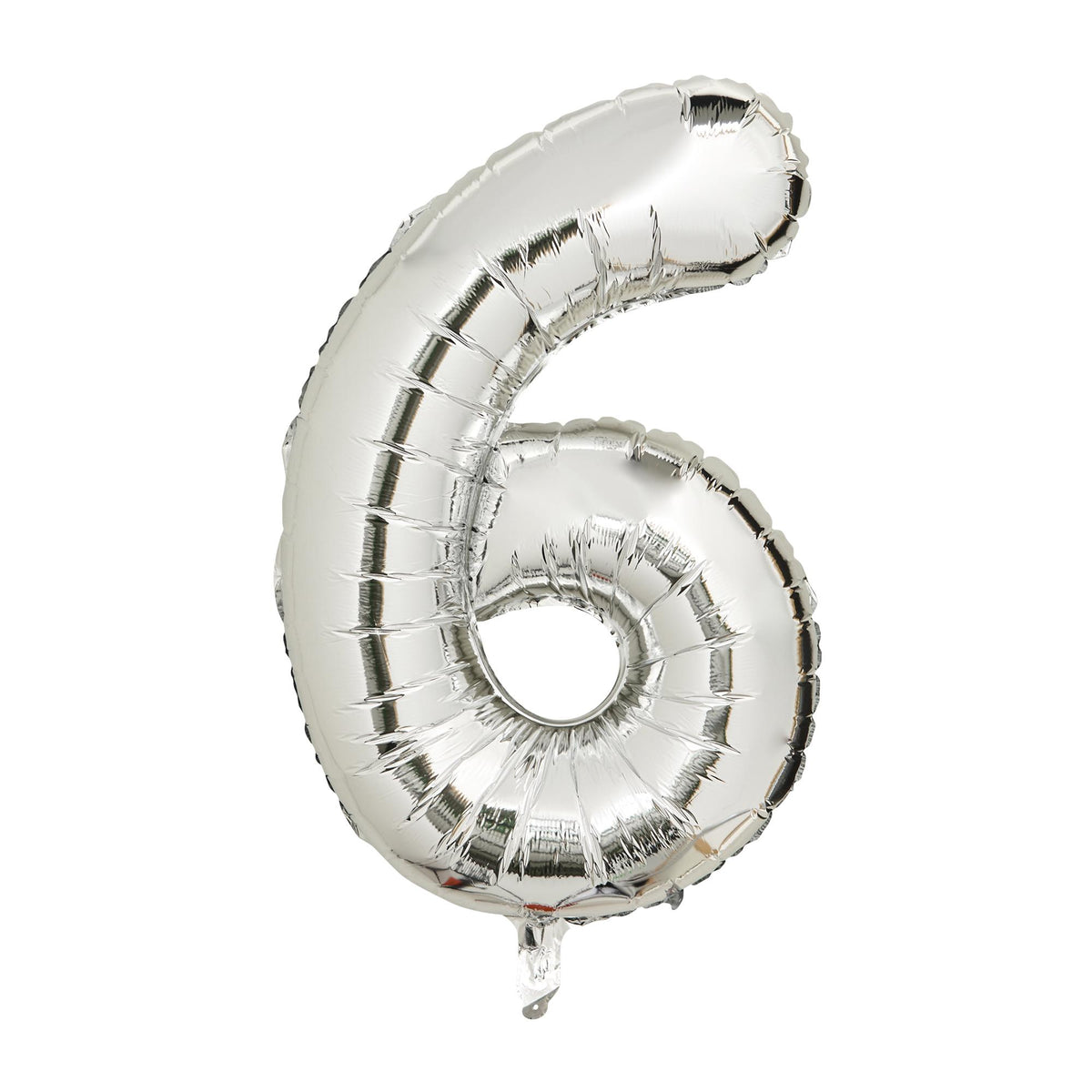 Sainsbury's foil number 6 birthday balloon 34 inches - British product