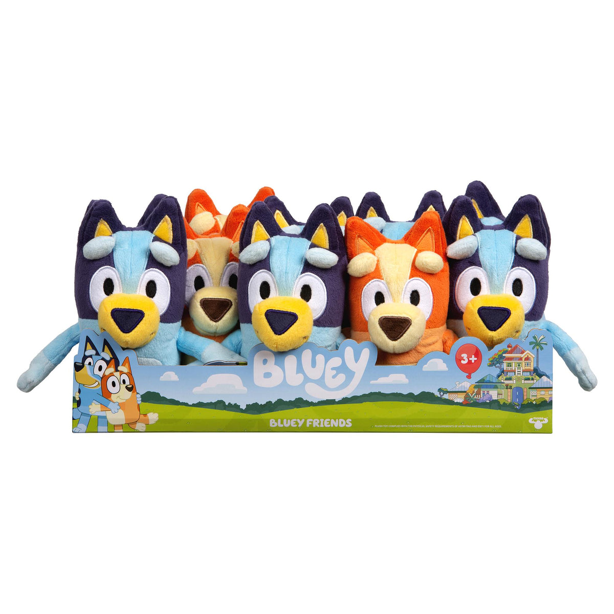 Bluey friends small plush soft toy 20cm - British product