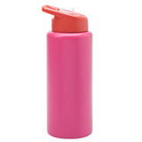 Pink Stainless Steel Sipper 1L Drink Container (British brand)