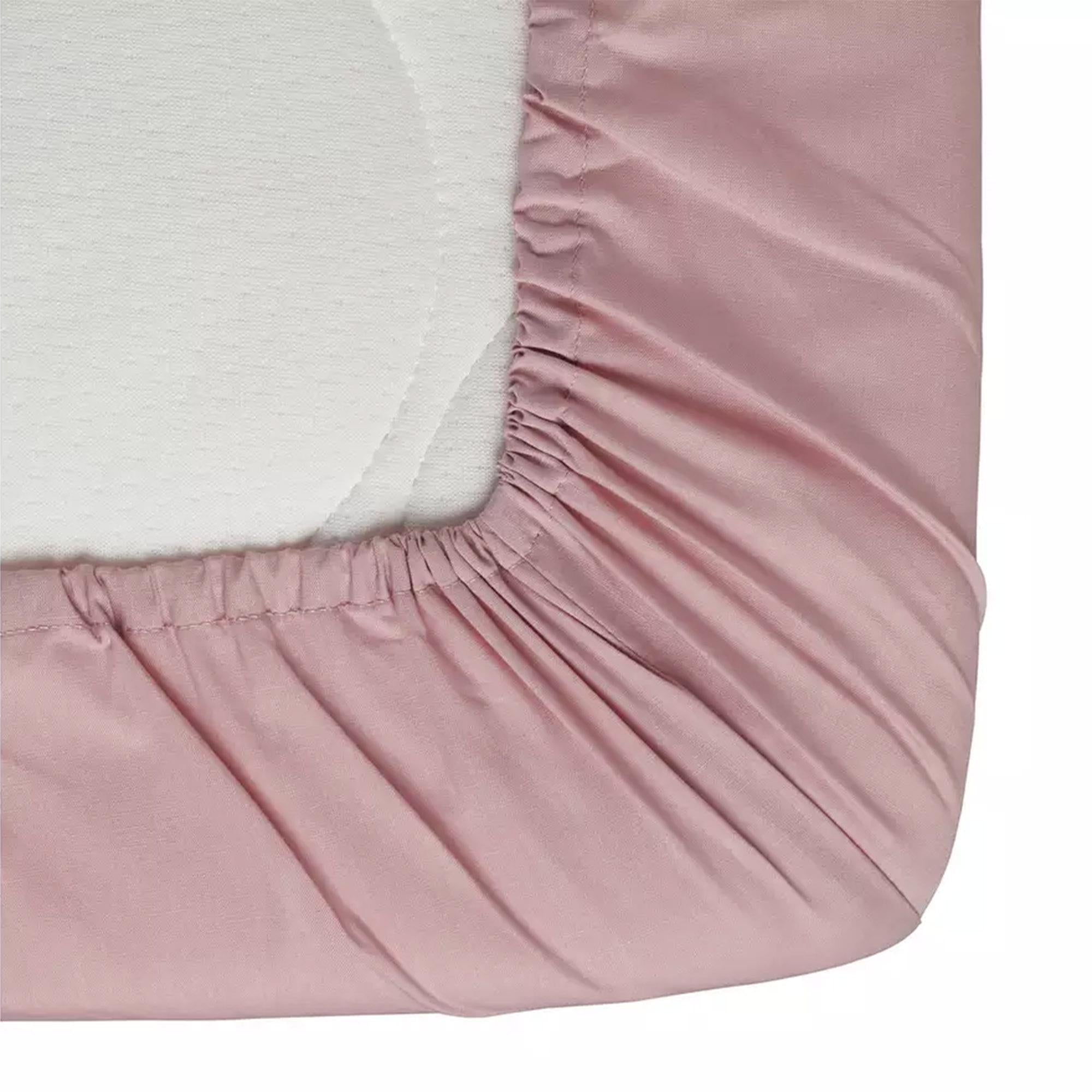 Habitat cotton rich pink fitted sheet large size, imported from the UK