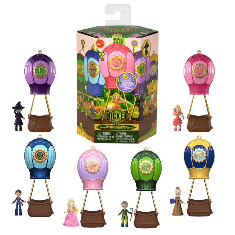 Wicked Ozian Balloon Reveal collectible small doll set, UK version
